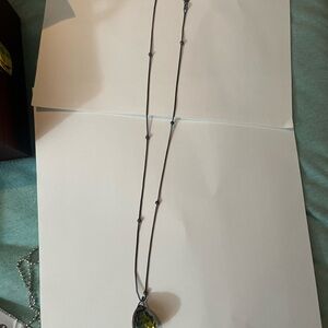 Elegant Multi- Colored Pendant Necklace